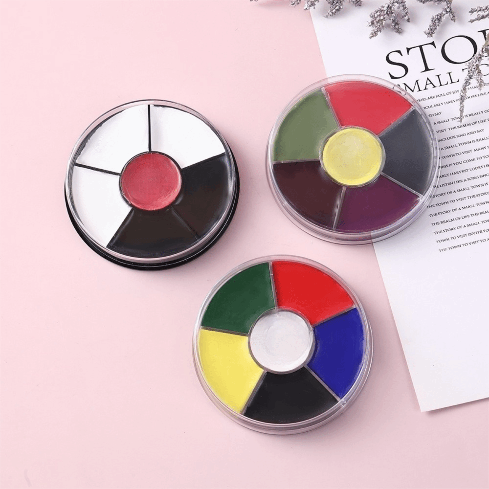 Camo Face Paint - Kit de Maquiagem com 6 Cores,