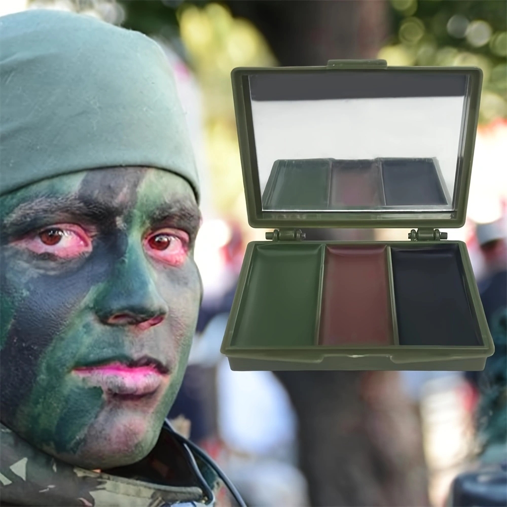Camo Face Paint - Kit de Pintura Facial em Camuflagem