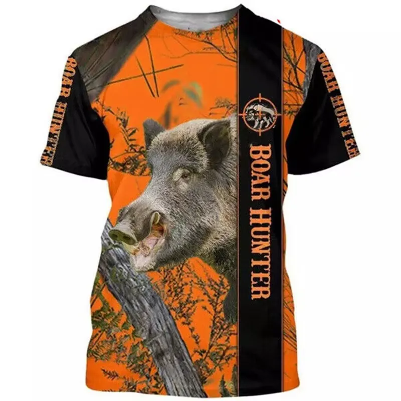 Wildman Hunting & Outdoor Photos - Camiseta Masculina com Estampa 3D 2026