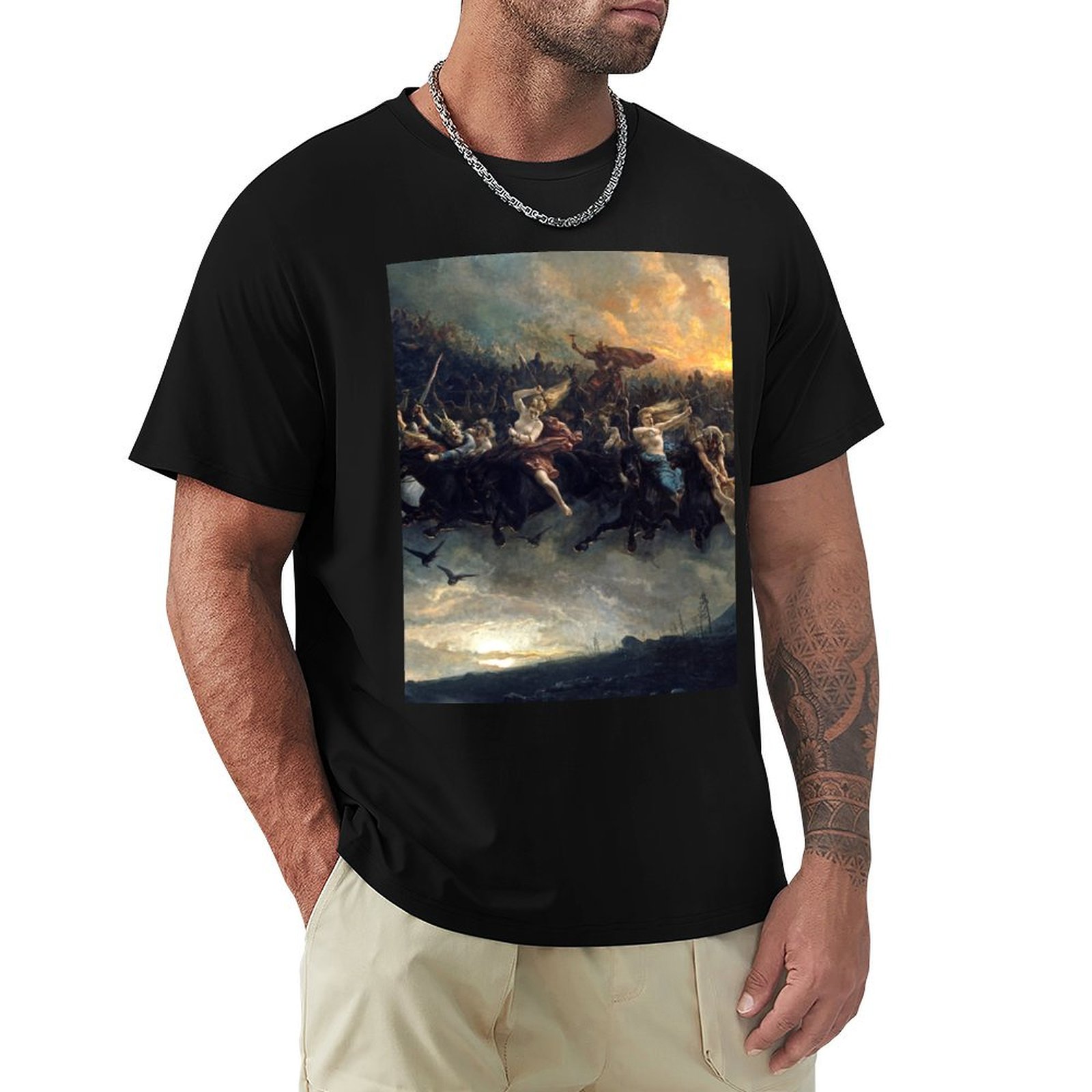 Wildman Hunting & Outdoor Photos - A Caça Selvagem de Odin (1872),
