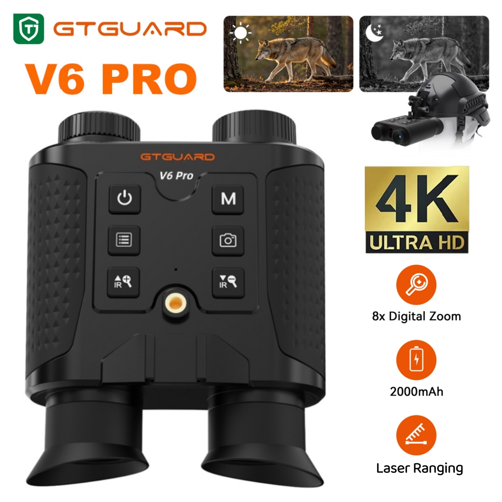 Outdoor Hunting Videos - Binóculos de Visão Noturna 4K com