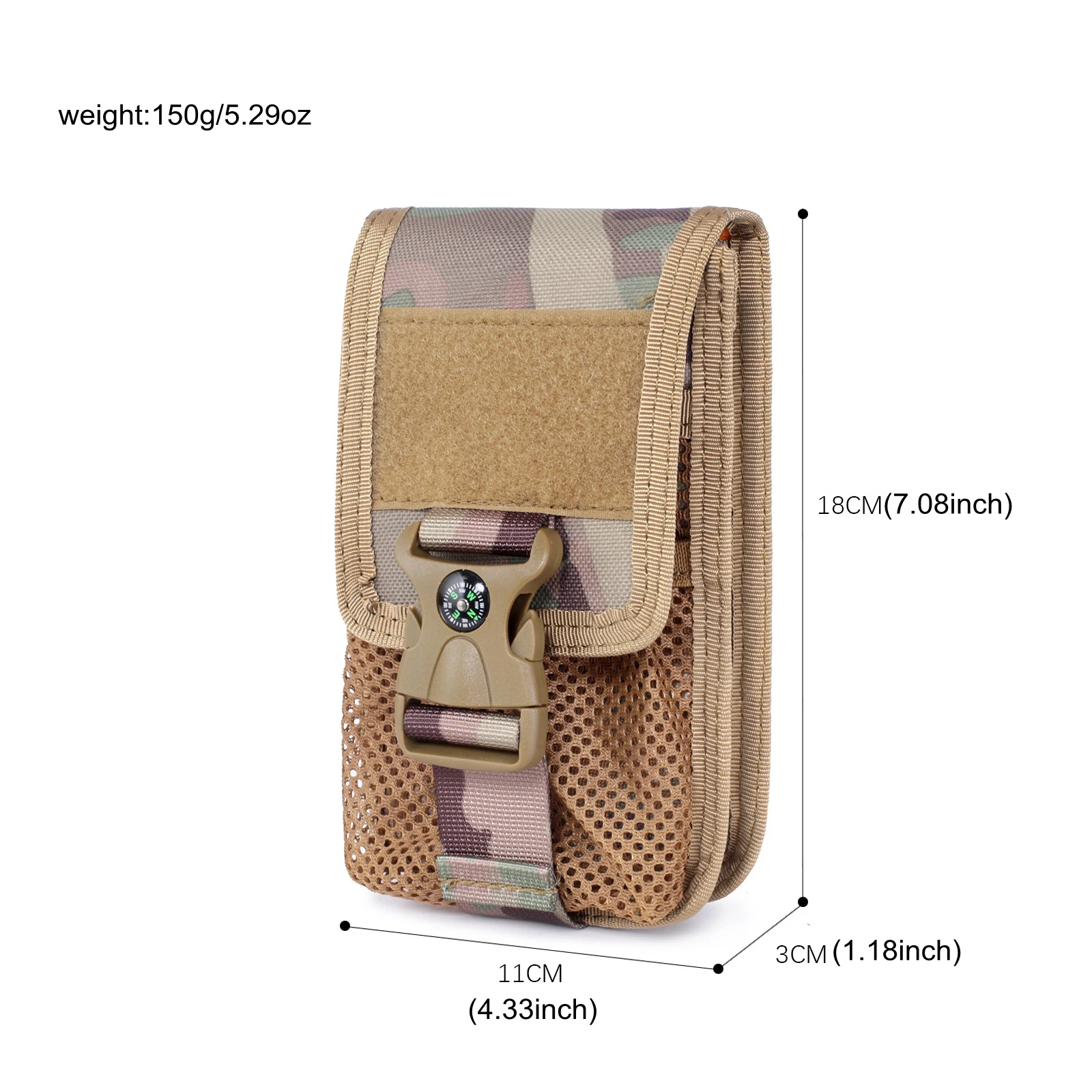Bolsa de Cintura Molle de Cama - Hunting Outdoors Card avaliação e preço
