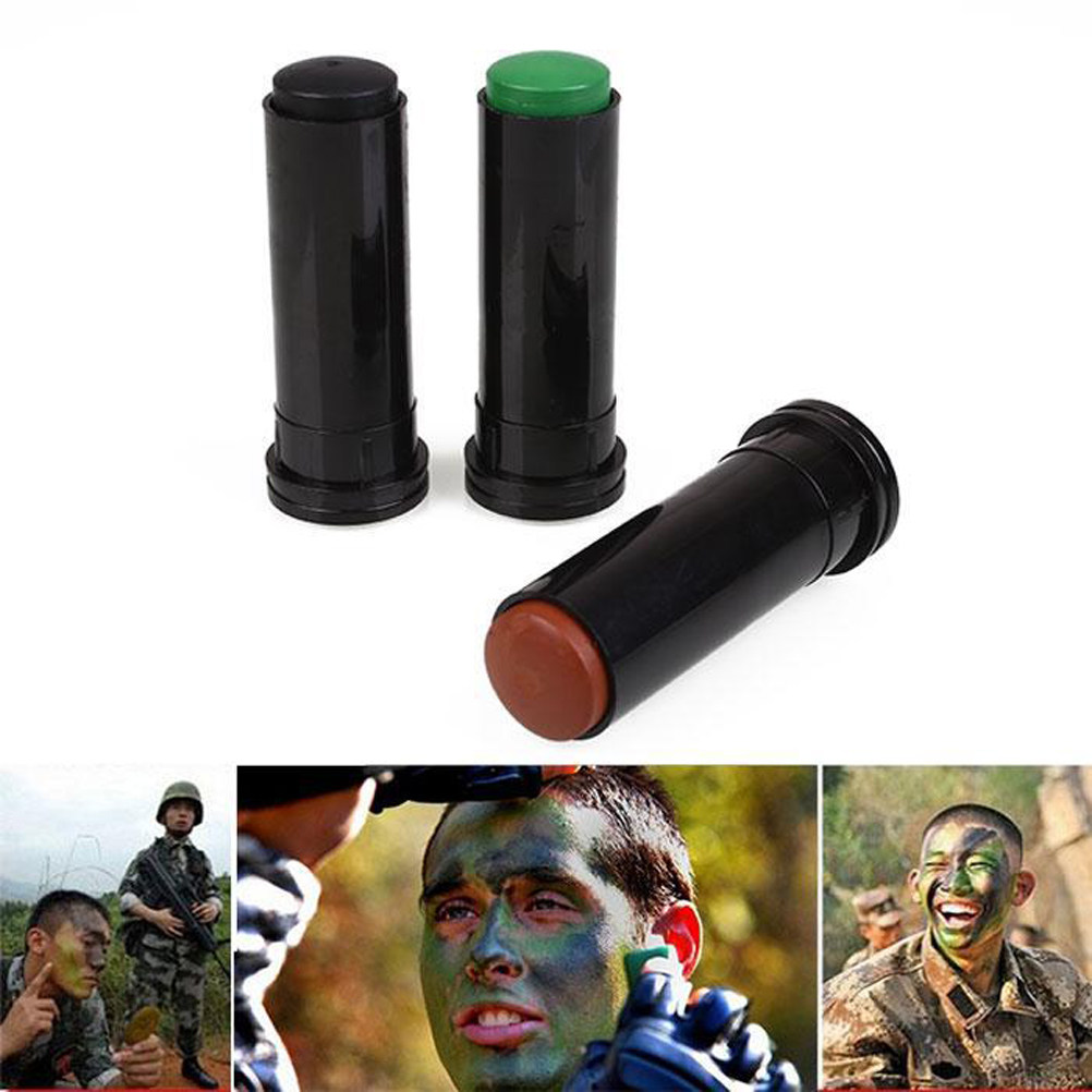 Kit de 3 bastões de tinta faci - Camo Face Paint avaliação e preço