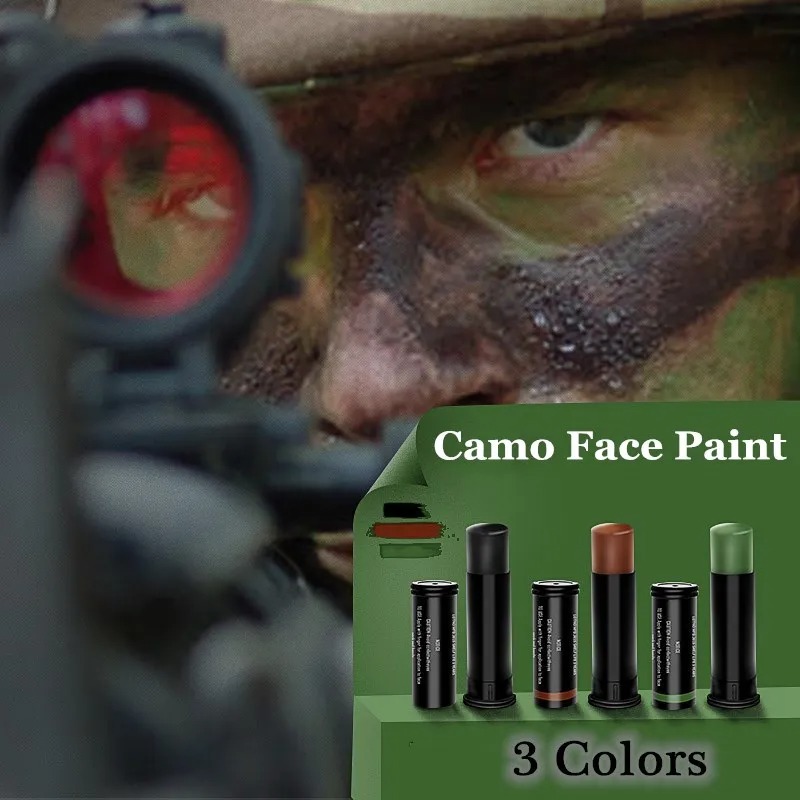 Camuflagem Face Oil Set para f - Camo Face Paint avaliação e preço