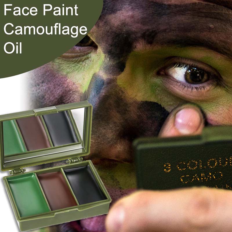 Óleo de Camuflagem para Pintur - Camo Face Paint avaliação e preço