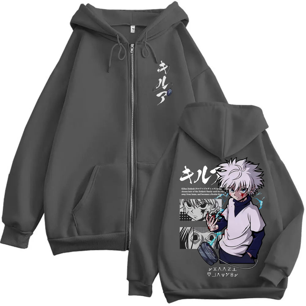 Anime caçador x caçador zíper  - Outdoor Hunting Coat avaliação e preço