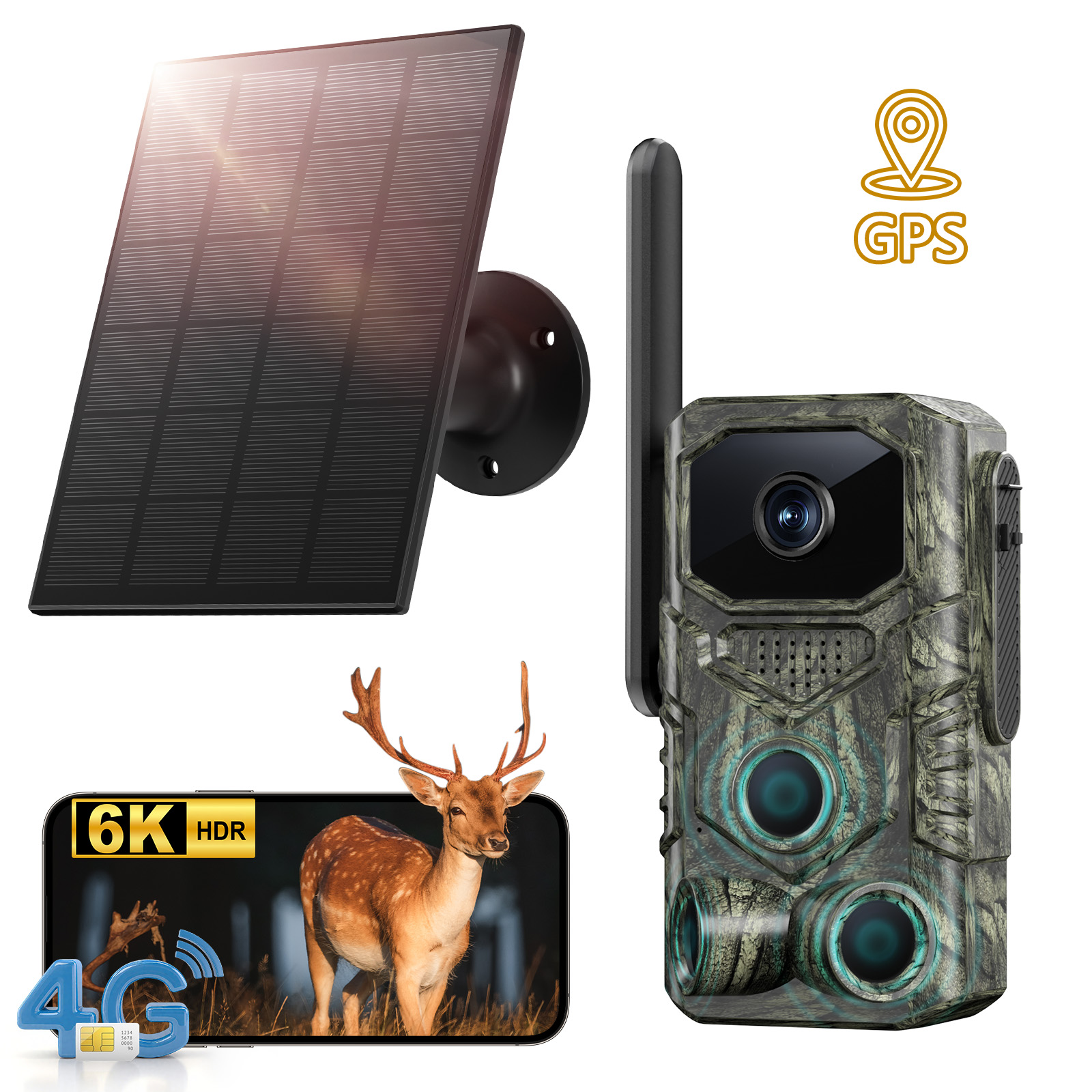 Wesecuu 3mp câmera de caça mov - Hunting Outdoors Card avaliação e preço