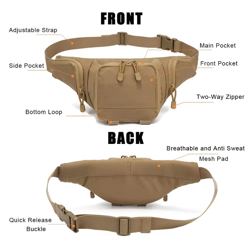 Bolsa de cintura esportiva par - Outdoor Hunting Belt avaliação e preço