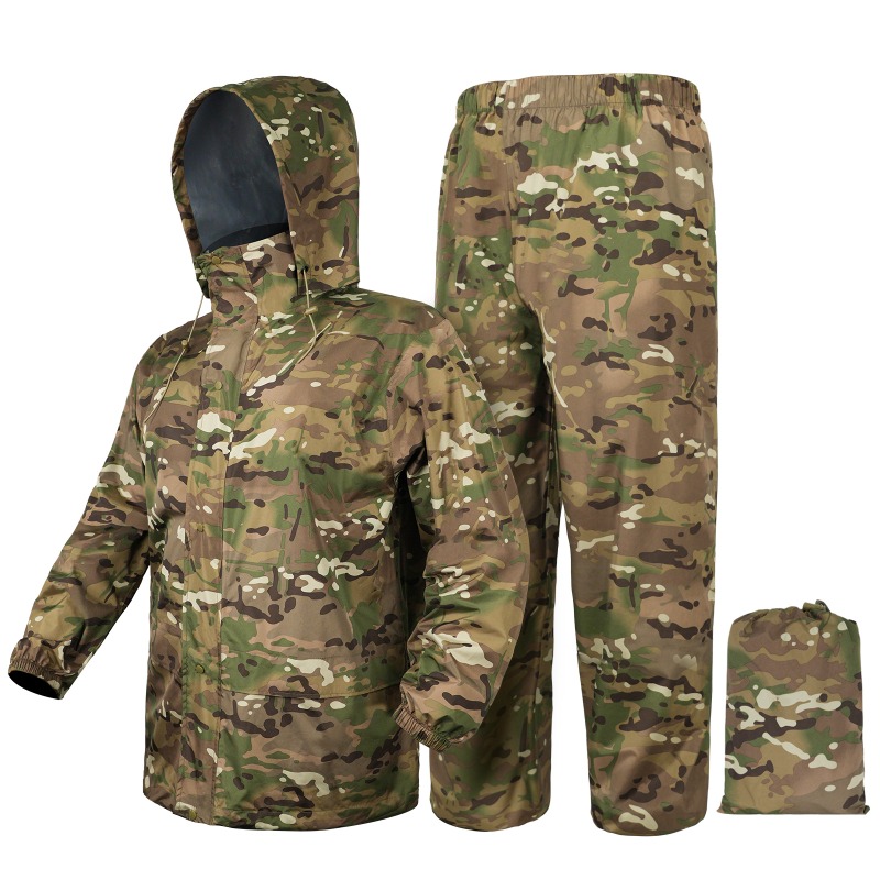 Conjunto de Capa de Chuva e Ca - Outdoor Hunting Coat avaliação e preço