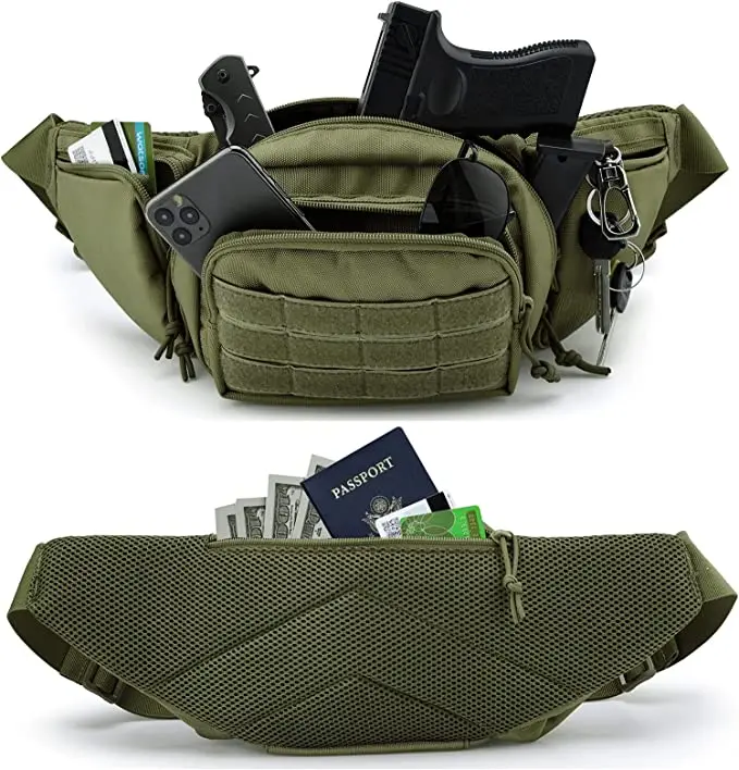 Pochete tática masculina para  - Outdoor Hunting Belt avaliação e preço