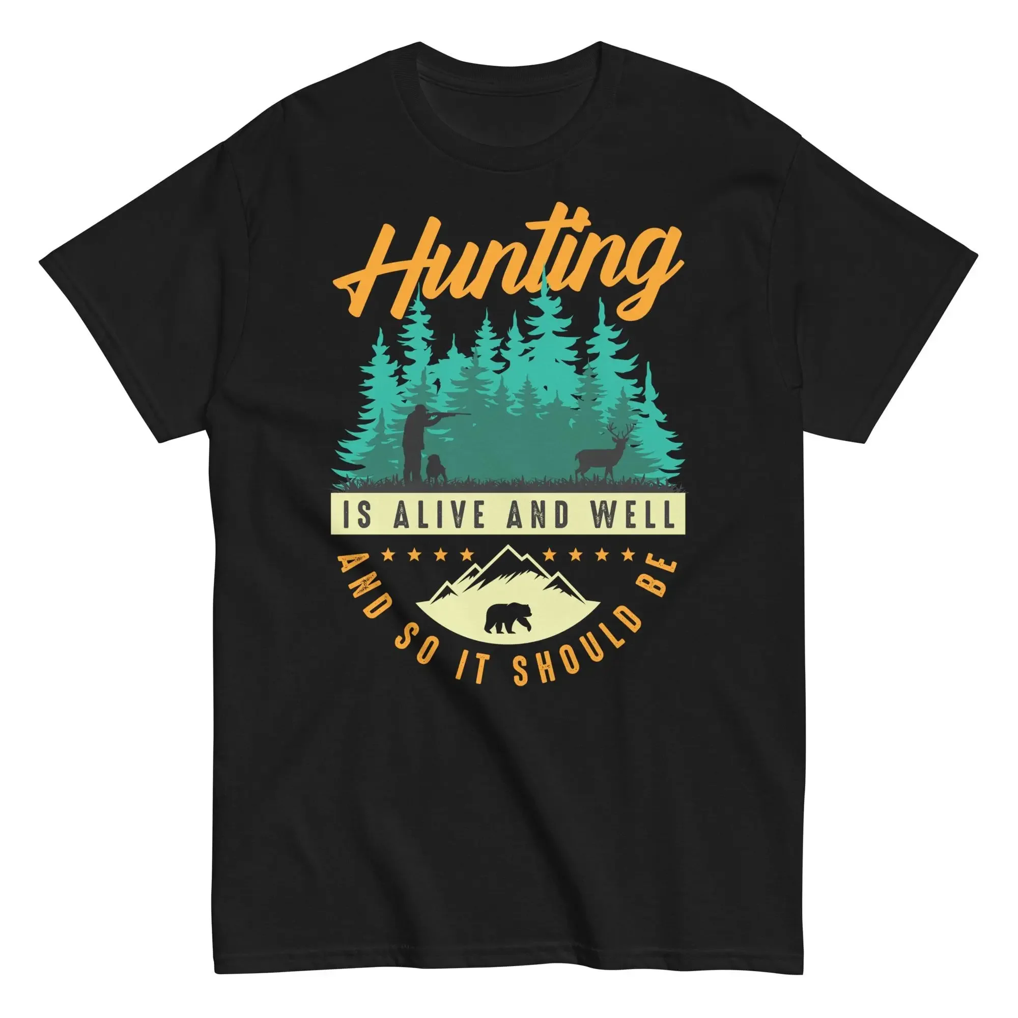 Camiseta 'Eu Devia Estar Caçan - Wildman Hunting & Outdoor Photos avaliação e preço