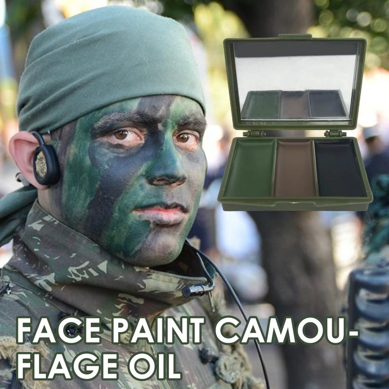 3 cores fãs do exército cs tir - Camo Face Paint avaliação e preço