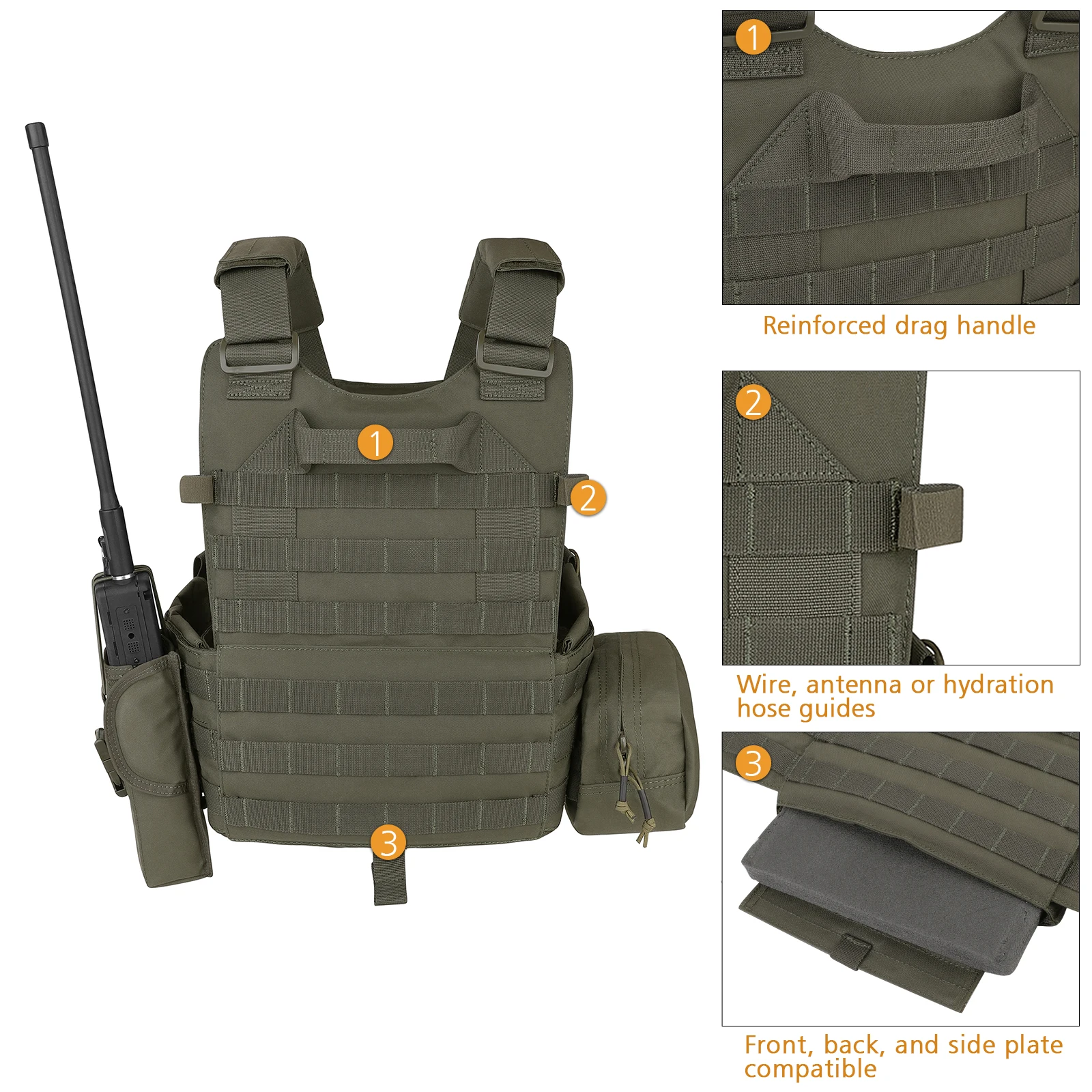 Krydex 6094 colete tático caça - Outdoor Hunting Magazines avaliação e preço
